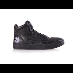 Diesel street fighter collection studded high tops sz 7.5